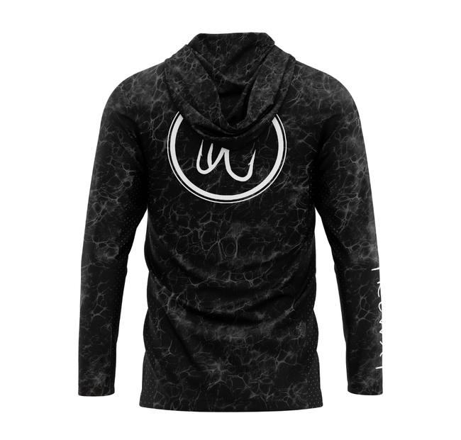 Treway Black Cell-Tek Performance Hooded Long Sleeve