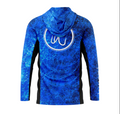 Treway Blue Cell-Tek Performance Hooded Long Sleeve