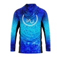 Treway Blue Mahi Cell-Tek Performance Hooded Long Sleeve + Treway Buff