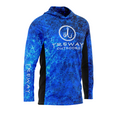 Treway Blue Cell-Tek Performance Hooded Long Sleeve