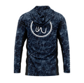 Treway Blue Grey Cell-Tek Performance Hooded Long Sleeve