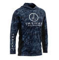 Treway Blue Grey Cell-Tek Performance Hooded Long Sleeve