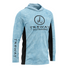 Treway Light Blue Cell-Tek Performance Hooded Long Sleeve