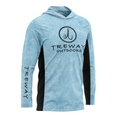 Treway Light Blue Cell-Tek Performance Hooded Long Sleeve + Treway Buff