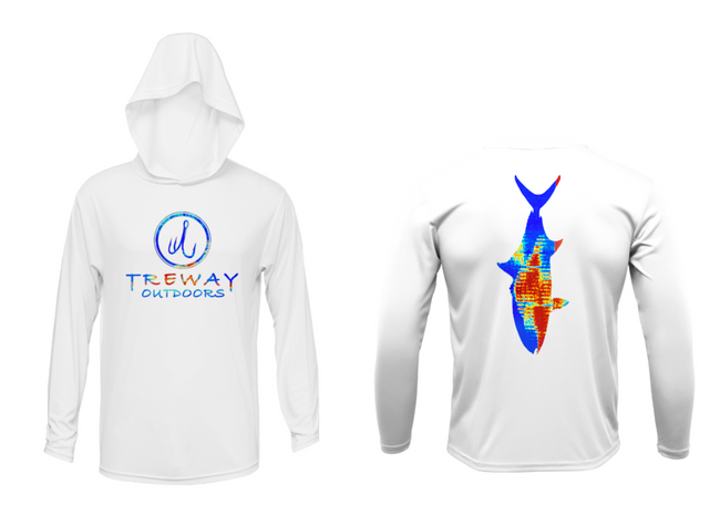 Treway Outdoors Amberjack Sonar Series Hooded Long Sleeve