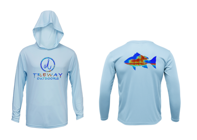 Treway Outdoors Snapper Sonar Series Hooded Long Sleeve