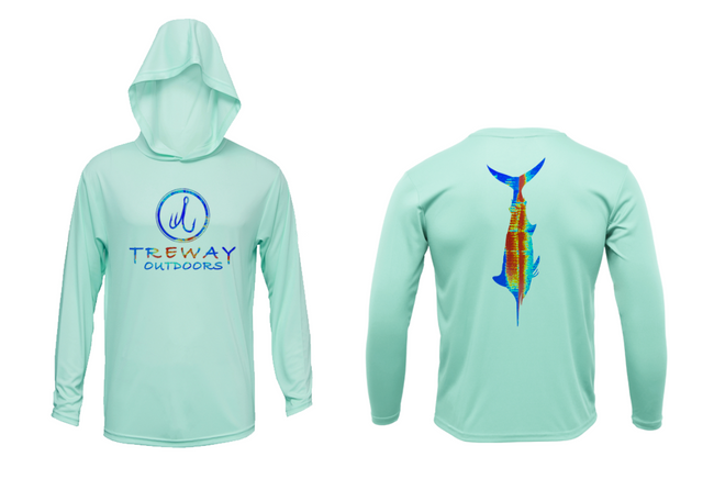 Treway Outdoors Marlin Tuna Sonar Series Hooded Long Sleeve