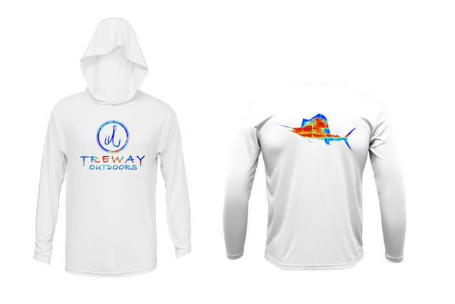 Treway Outdoors Sailfish Sonar Series Hooded Long Sleeve
