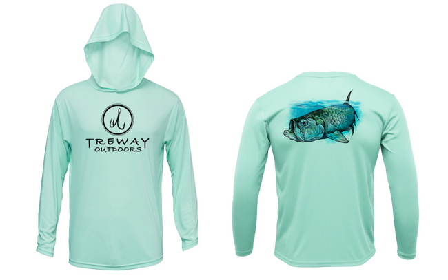 Treway Outdoors Tarpon Performance Hooded Long Sleeve