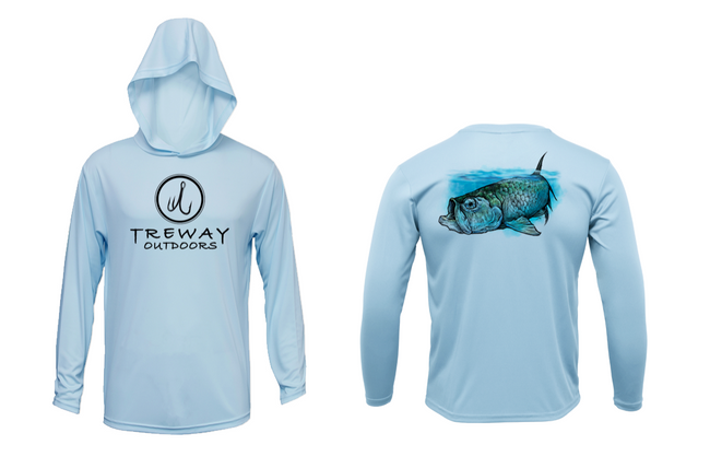 Treway Outdoors Tarpon Performance Hooded Long Sleeve