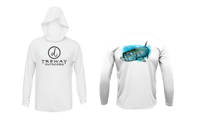 Treway Outdoors Tarpon Performance Hooded Long Sleeve