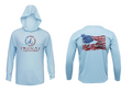 Treway Outdoors Flag Swordfish Hooded Long Sleeve