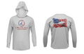 Treway Outdoors Flag Tuna Hooded Long Sleeve