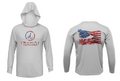 Treway Outdoors Flag Swordfish Hooded Long Sleeve
