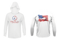 Treway Outdoors Flag Marlin Hooded Long Sleeve