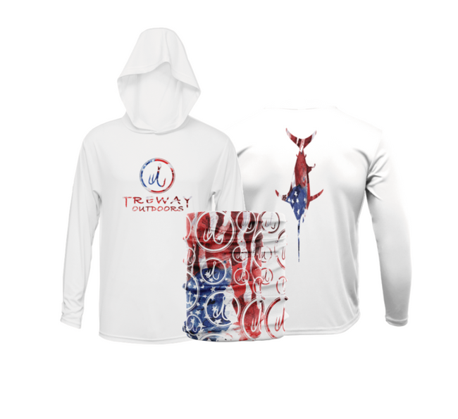 Swordfish America Series Hooded Long Sleeve Bundle