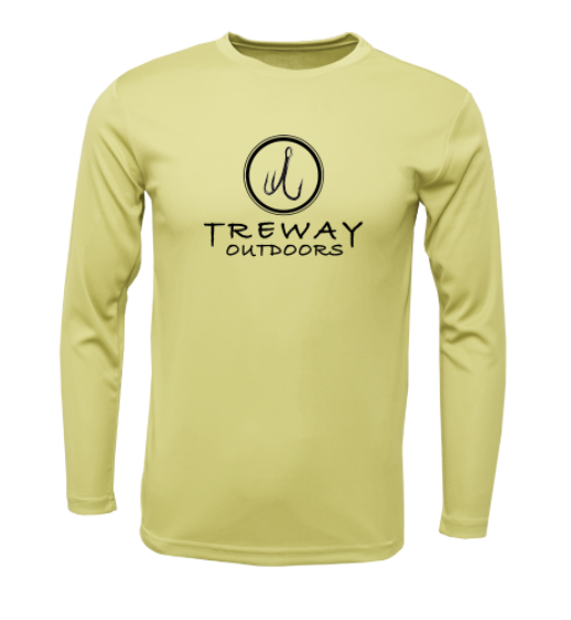 Treway Outdoors Permit Bahamas Flag Performance Long Sleeve