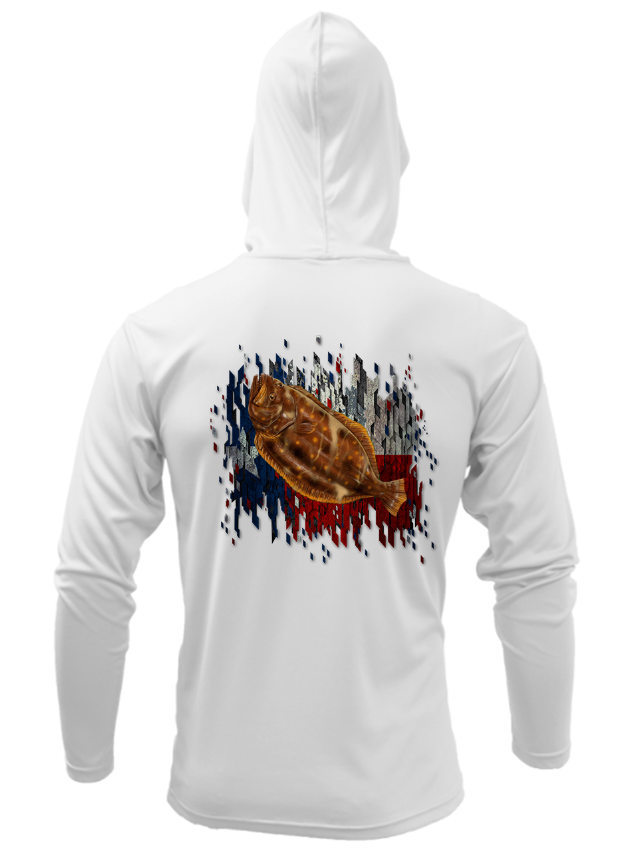 Treway Outdoors Texas Flounder Hooded Long Sleeve