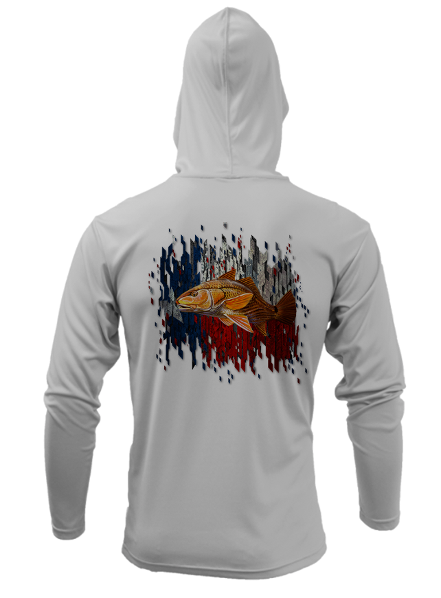 Treway Outdoors Texas Redfish Hooded Long Sleeve