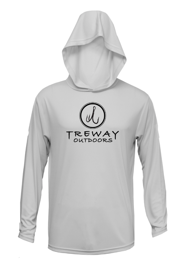 Treway Outdoors Bonefish Bahamas Flag Hooded Long Sleeve