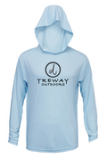 Treway Outdoors Redfish Texas Outline Performance Hooded Long Sleeve