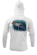 Treway Outdoors Speckled Trout Splash Hooded Long Sleeve