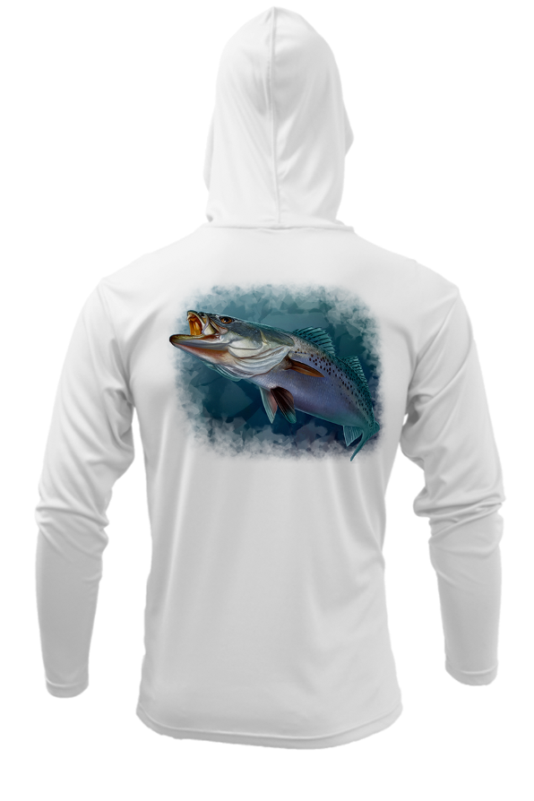 Treway Outdoors Speckled Trout Splash Hooded Long Sleeve