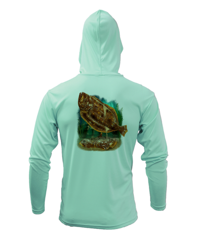 Treway Outdoors Flounder Hooded Long Sleeve