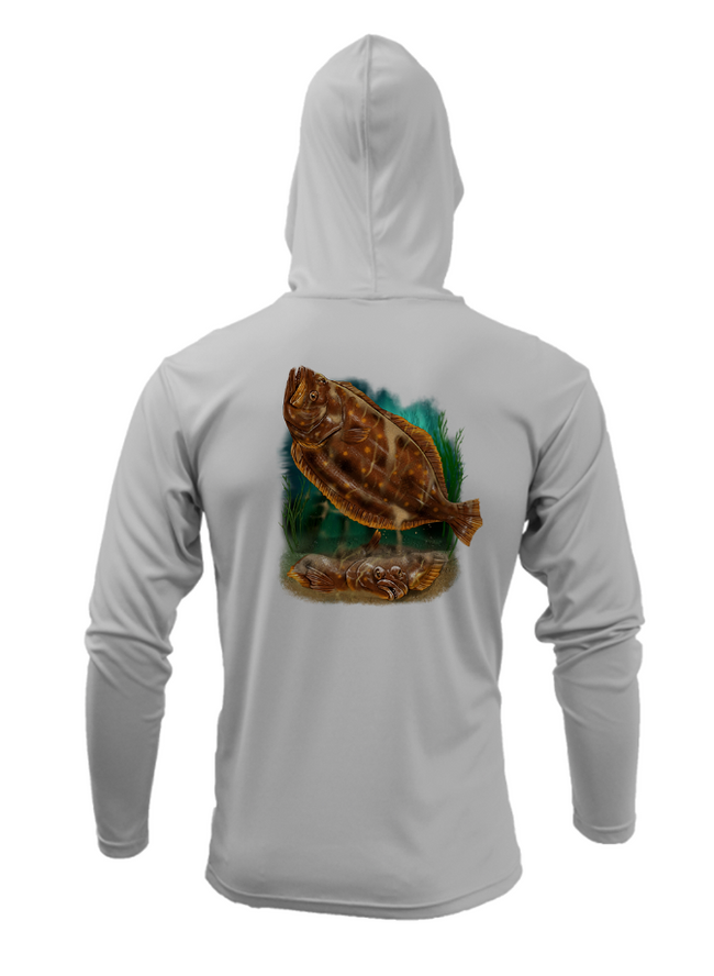 Treway Outdoors Flounder Hooded Long Sleeve