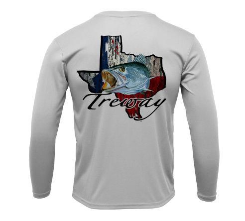 Treway Outdoors Trout Texas Outline Performance Long Sleeve