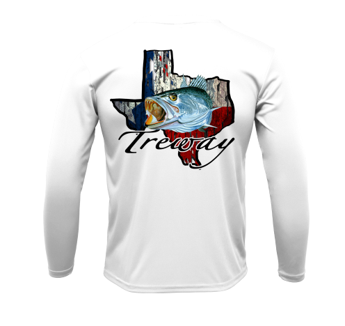 Treway Outdoors Trout Texas Outline Performance Long Sleeve