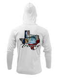 Treway Outdoors Trout Texas Outline Performance Hooded Long Sleeve