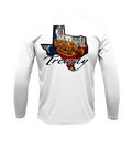 Treway Outdoors Flounder Texas Outline Performance Long Sleeve