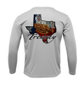Treway Outdoors Flounder Texas Outline Performance Long Sleeve