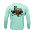 Treway Outdoors Flounder Texas Outline Performance Long Sleeve