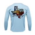 Treway Outdoors Redfish Texas Outline Performance Long Sleeve