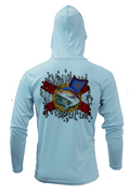 Treway Outdoors Florida Jumping Sailfish Hooded Long Sleeve