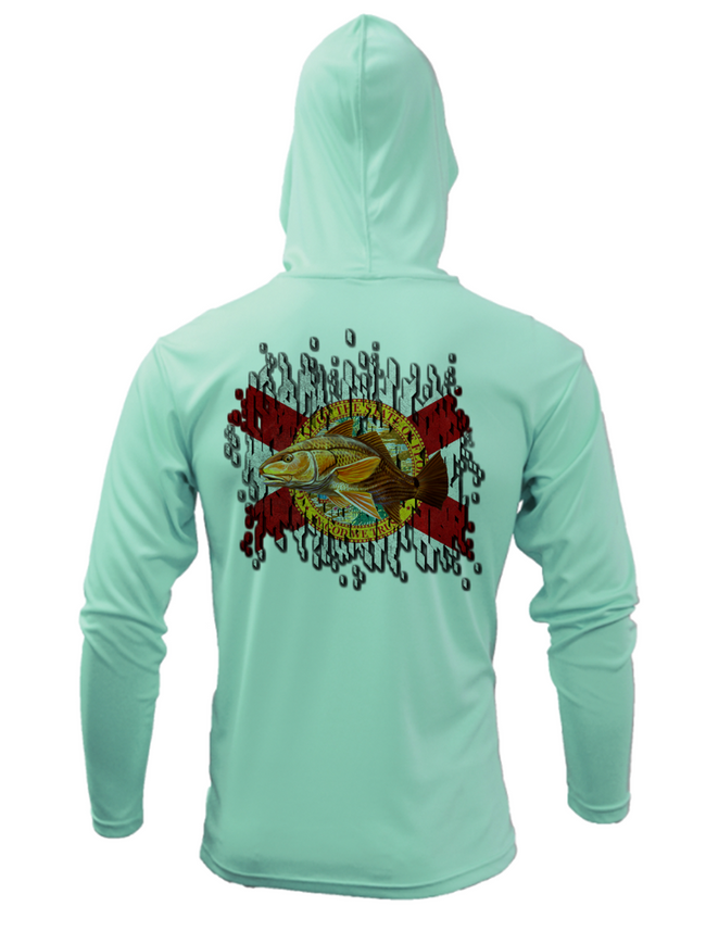 Treway Outdoors Florida Redfish Hooded Long Sleeve