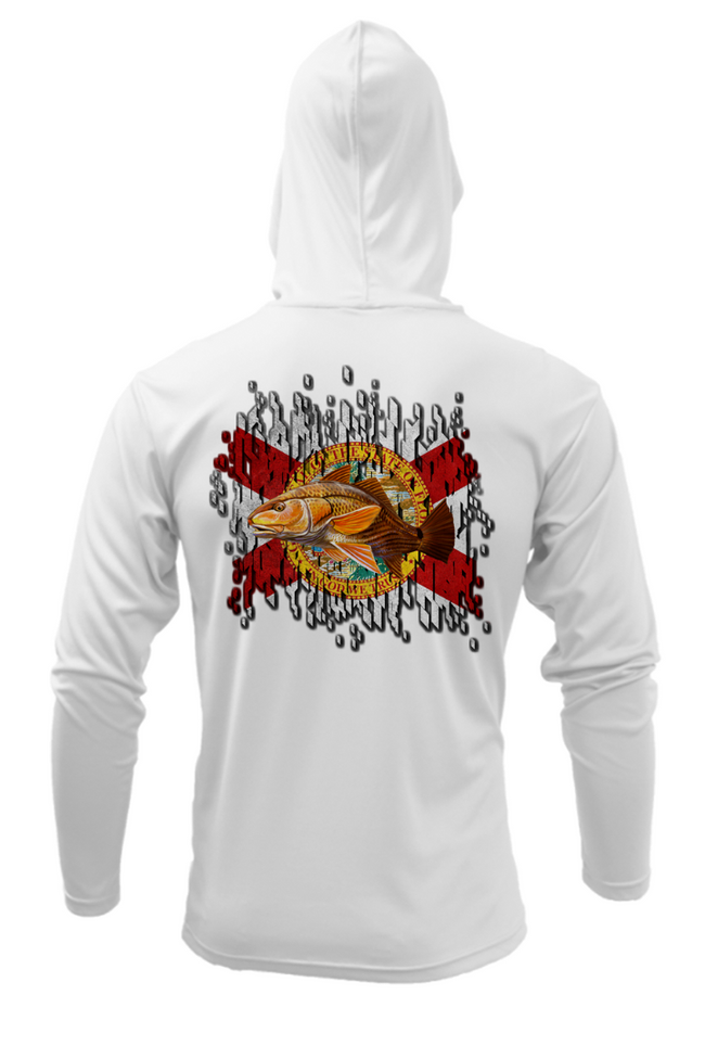 Treway Outdoors Florida Redfish Hooded Long Sleeve