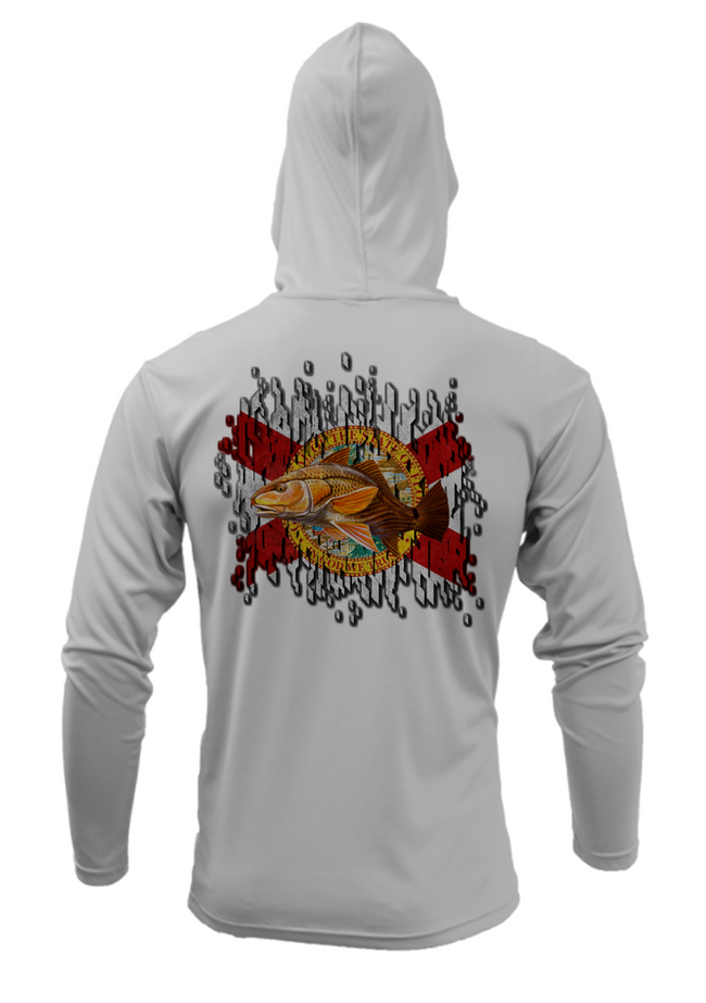 Treway Outdoors Florida Redfish Hooded Long Sleeve