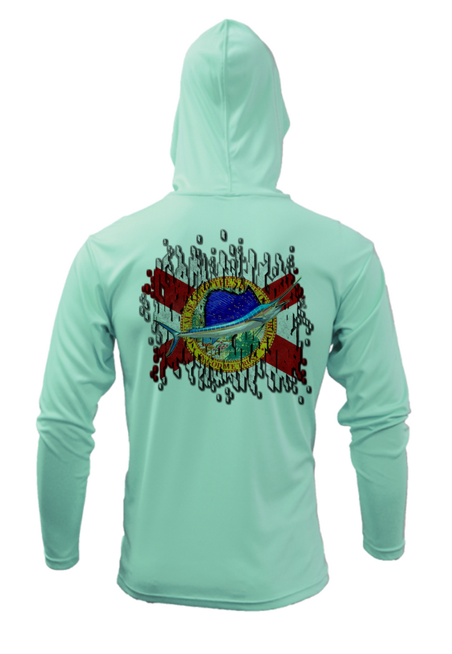 Treway Outdoors Florida Sailfish Mount Hooded Long Sleeve