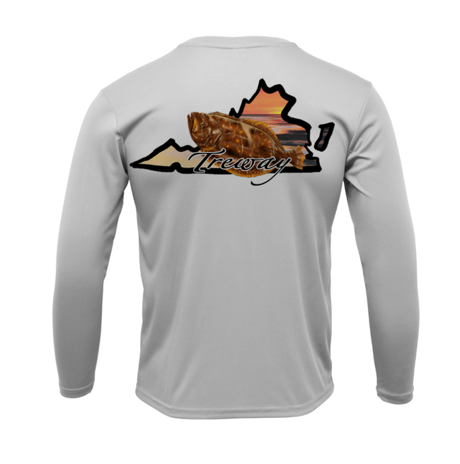 Treway Outdoors Flounder Virginia Performance Long Sleeve