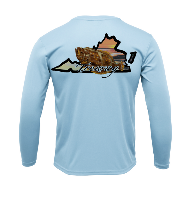 Treway Outdoors Flounder Virginia Performance Long Sleeve