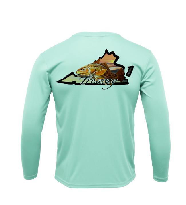 Treway Outdoors Redfish Virginia Performance Long Sleeve
