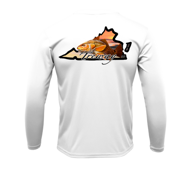 Treway Outdoors Redfish Virginia Performance Long Sleeve