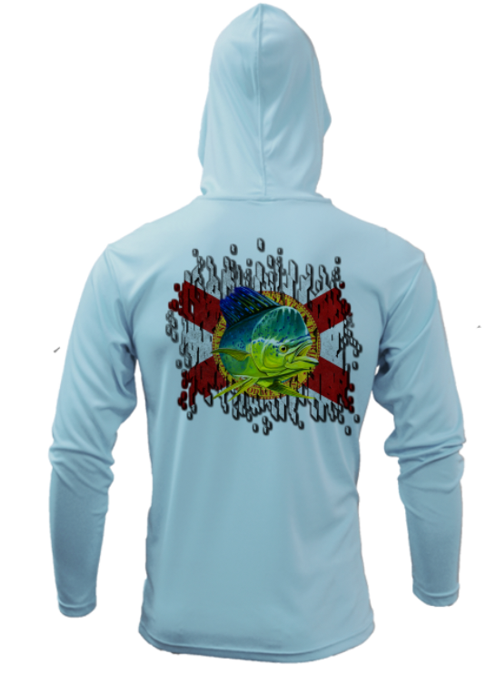 Treway Outdoors Florida Mahi Hooded Long Sleeve