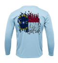 Treway Outdoors NC Flag Performance Long Sleeve
