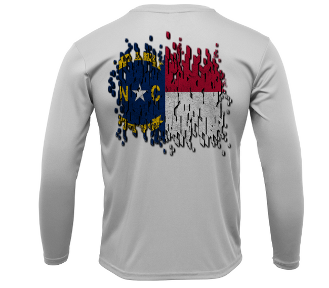Treway Outdoors NC Flag Performance Long Sleeve