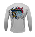 Treway Outdoors Trout NC Flag Performance Long Sleeve