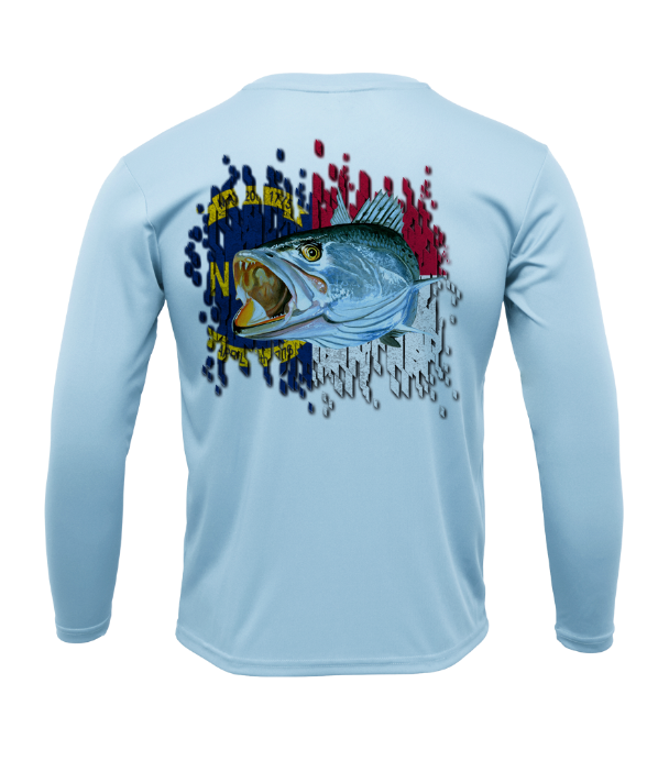 Treway Outdoors Trout NC Flag Performance Long Sleeve